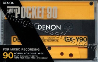 Denon DENON GX-Y Type I 1985 Type I Cassette Tape