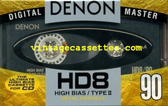 Denon DENON HD8 1992–93 Type II Cassette Tape