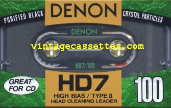 Denon DENON HD7 1994–96 Type II Cassette Tape