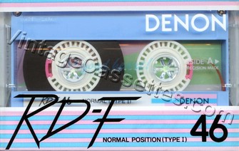 Denon DENON RD-F Blue Type I 1986 Type I Cassette Tape