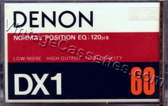 Denon DENON DX1 1978–80 Type I Cassette Tape
