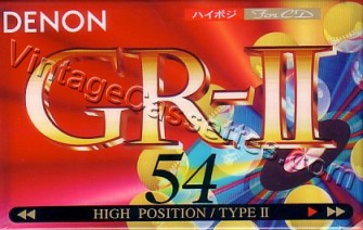 Denon DENON GR-II 1995–97 Type II Cassette Tape