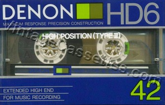Denon DENON HD6 1985 Type II Cassette Tape