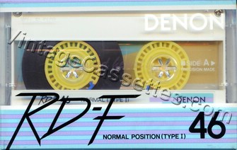 Denon DENON RD-F White Type I 1986 Type I Cassette Tape