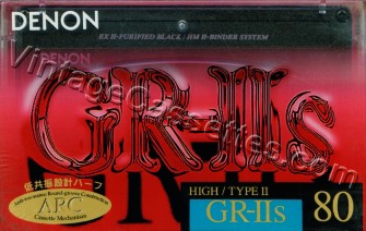 Denon DENON GR-IIs 1992–93 Type II Cassette Tape