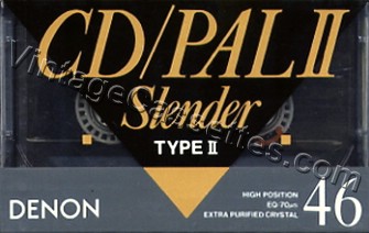 Denon DENON CDPAL-II 1990 Type II Cassette Tape