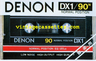 Denon DENON DX1 1981 Type I Cassette Tape