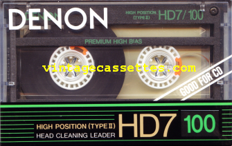 Denon DENON HD7 1988–90 Type II Cassette Tape