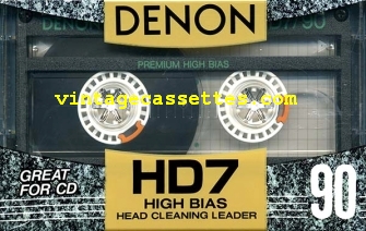 Denon DENON HD7 Type II 1990–91 Type II Cassette Tape