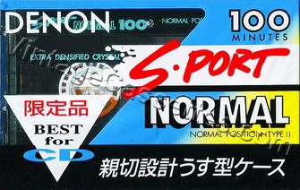 Denon DENON S-Port Normal Type I 1992–93 Type I Cassette Tape