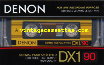 Denon DENON DX1 1987 Type I Cassette Tape