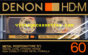 Denon DENON HD-M 1985–86 Type IV Cassette Tape