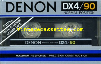 Denon DENON DX4 1982–83 Type I Cassette Tape