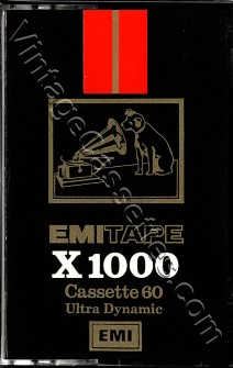 EMI EMI X1000 60 1975–77 Type I Cassette Tape