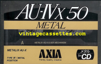 Fuji/Axia AXIA AU-IVx 1991 Type IV Cassette Tape