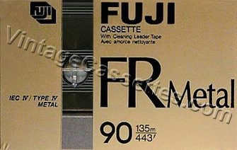 Fuji/Axia FUJI FR Metal 1989–90 Type IV Cassette Tape