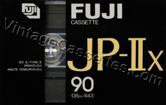Fuji/Axia FUJI JP-IIx 1989–90 Type II Cassette Tape