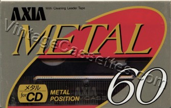 Fuji/Axia AXIA Metal 1990 Type IV Cassette Tape