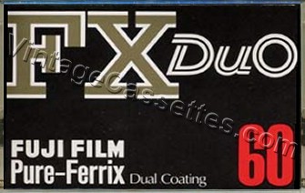 Fuji/Axia FUJI FX Duo 1974–76 Type I Cassette Tape
