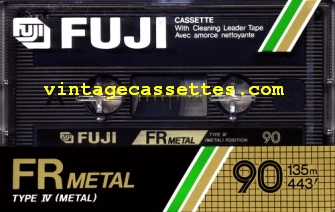 Fuji/Axia FUJI FR Metal 1988 Type IV Cassette Tape