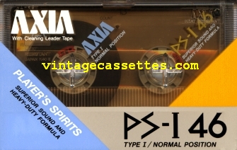Fuji/Axia AXIA PS-I 1985–86 Type I Cassette Tape