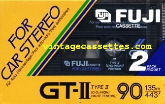 Fuji/Axia FUJI GT-II 1982–84 Type II Cassette Tape