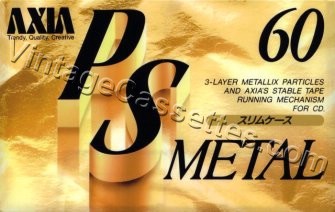 Fuji/Axia AXIA PS Metal F 1993–94 Type IV Cassette Tape