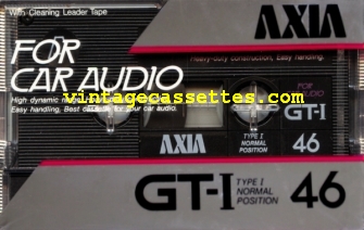 Fuji/Axia AXIA GT-I 1985–86 Type I Cassette Tape
