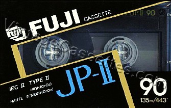 Fuji/Axia FUJI JP-II 1989–90 Type II Cassette Tape