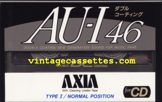 Fuji/Axia AXIA AU-I 1991 Type I Cassette Tape