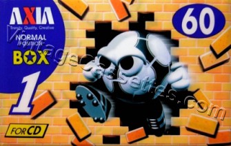 Fuji/Axia AXIA BOX 1 60 B Type I "Ball" theme 1996 Type I Cassette Tape