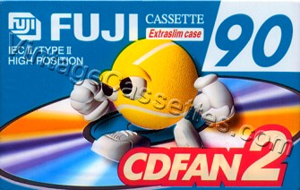 Fuji/Axia FUJI CDFan2 90 1998–00 Type II Cassette Tape