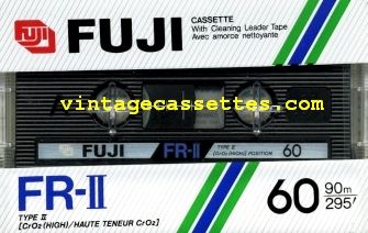 Fuji/Axia FUJI FR-II 1985–87 Type II Cassette Tape
