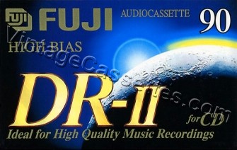 Fuji/Axia FUJI DR-II 1995–97 Type II Cassette Tape