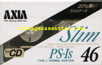 Fuji/Axia AXIA PS-Is UP 1990 Type I Cassette Tape