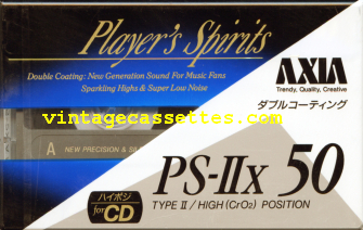 Fuji/Axia AXIA PS-IIx 1991 Type II Cassette Tape