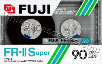 Fuji/Axia FUJI FR-II Super Type II 1988 Type II Cassette Tape