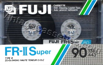 Fuji/Axia FUJI FR-II Super Type II 1988 Type II Cassette Tape