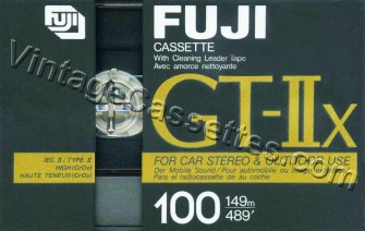 Fuji/Axia FUJI GT-IIx 1989–90 Type II Cassette Tape