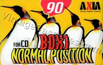 Fuji/Axia AXIA BOX 1 90 C Type I "No theme". 1997 Type I Cassette Tape