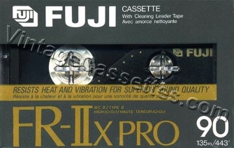 Fuji/Axia FUJI FR-IIx PRO 1989–90 Type II Cassette Tape