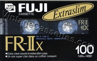 Fuji/Axia FUJI FR-IIx Slim Type II 1990–91 Type II Cassette Tape