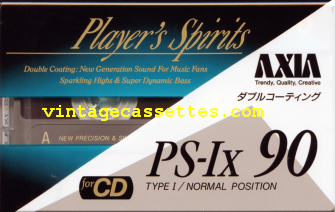 Fuji/Axia AXIA PS-Ix 1991 Type I Cassette Tape