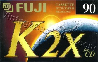 Fuji/Axia FUJI K2x 1995–97 Type II Cassette Tape