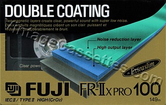 Fuji/Axia FUJI FR-IIx PRO Type II 1992–95 Type II Cassette Tape