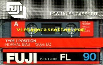 Fuji/Axia FUJI FL Type I In Japan this cassette is called DR 1980–81 Type I Cassette Tape