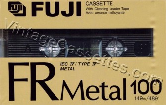 Fuji/Axia FUJI FR Metal Type IV 1989–90 Type IV Cassette Tape