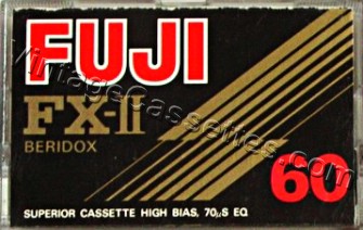 Fuji/Axia FUJI FR-II Type II 1977–79 Type II Cassette Tape