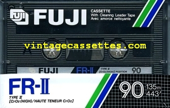 Fuji/Axia FUJI FR-II Type II 1985–87 Type II Cassette Tape