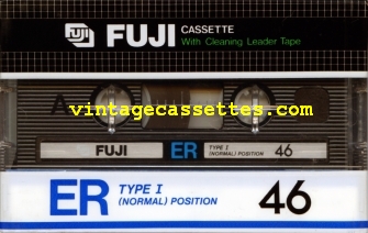 Fuji/Axia FUJI ER 1982–84 Type I Cassette Tape